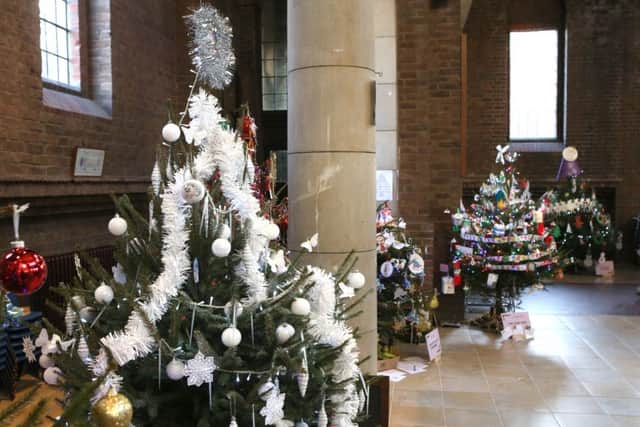 Twenty one trees lit up St Cuthbert's Church in Copnor
Picture: Habibur Rahman