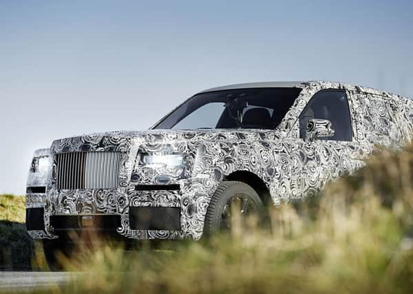 The new all-terrain Rolls-Royce
