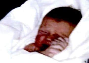Baby Jake Long, who died aged 19 days old on December 19, 2014.