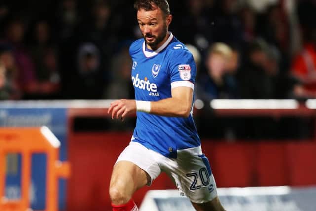 Pompey striker Noel Hunt Picture: Joe Pepler