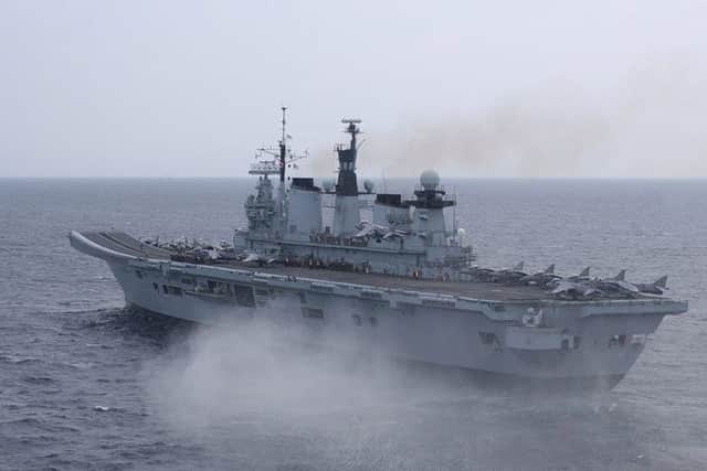 HMS Illustrious. Picture: PO(PHOT) Christine Wood