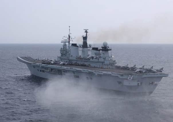 HMS Illustrious. Picture: PO(PHOT) Christine Wood