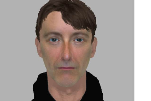 The man who police would like to speak to after a female jogger was attacked in Gosport