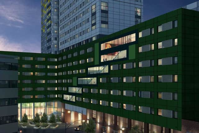 The Greetham Street block of student housing