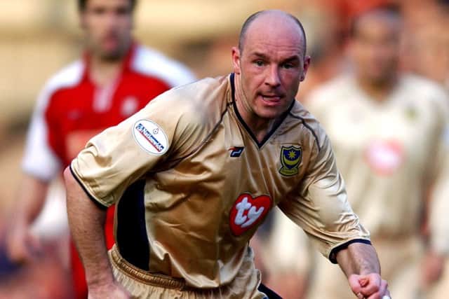 Former Pompey midfielder Steve Stone
