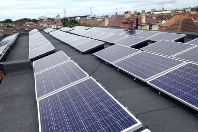 Solar panels installed by Space Renewable Energy on Meon Infant School