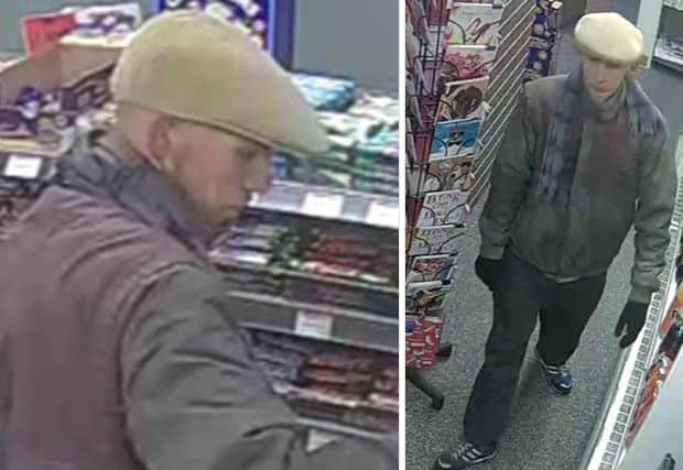 CCTV from the Esso petrol station in Hayling Island