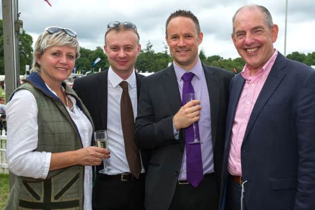 From left, Tracy Nash from Hampshire Fare, Bobby Lobue and Dave Gosling from Menzies and Mike Wright from Hampshire Fare Picture: The Electric Eye Photography