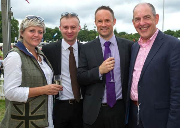 From left, Tracy Nash  from Hampshire Fare, Bobby Lobue and Dave Gosling from Menzies and Mike Wright from Hampshire Fare Picture: The Electric Eye Photography