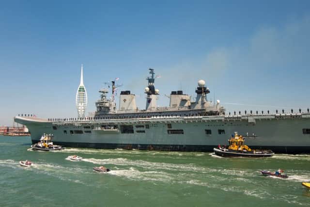 Former HMS Illustrious. Picture: Shaun Roster