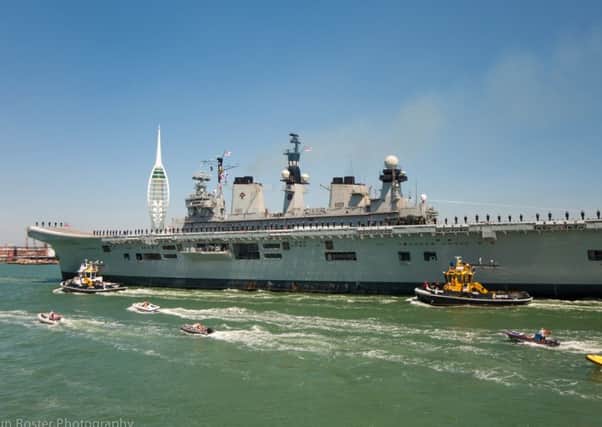 Former HMS Illustrious. Picture: Shaun Roster