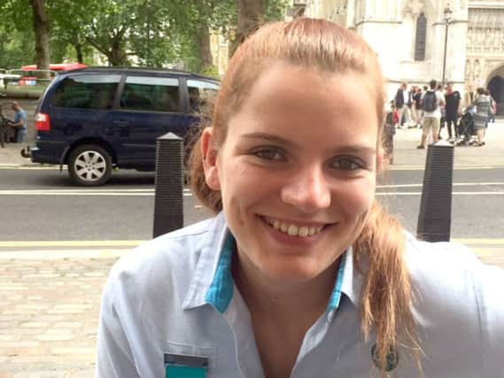 Katie Povey was asked to be a flag-bearer at Westminster Abbey