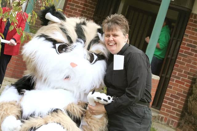 Rev Karen Mitchell at a previous fun day at St Matthews Church