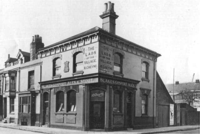 The Lads of the Village in Somers Road, Southsea. (Barry Cox collection)