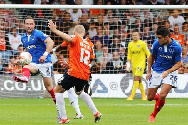 Ben Davies, left, and Gareth Evans, right, linked up. Picture: Joe Pepler