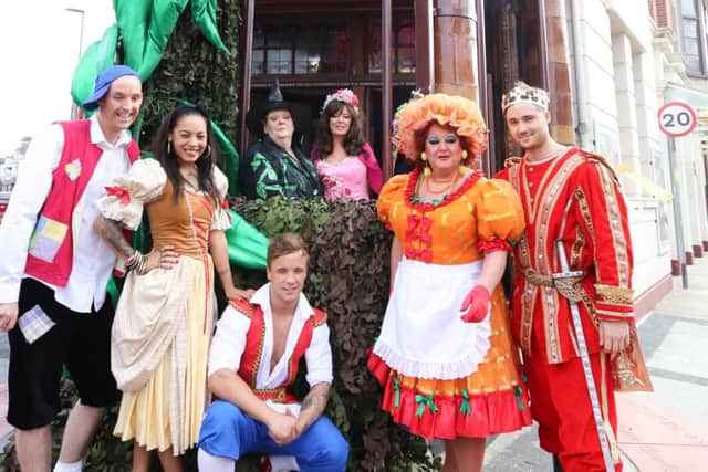 Jack and the Beanstalk at Kings Theatre, Southsea with
Matt Dallen, Jade Ellis, Anne Hegerty, Vicki Michelle, Phil Randall, Marcus Patrick and Sam Callahan