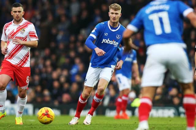 Pompey striker Michael Smith Picture: Joe Pepler
