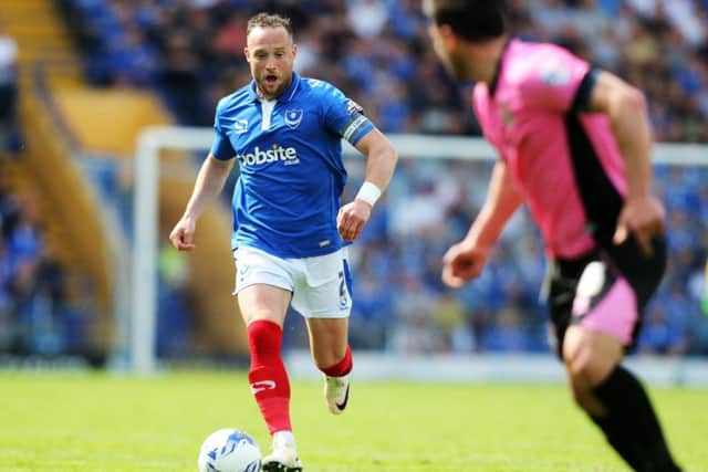 Ben Davies in action for Pompey last season Picture: Joe Pepler