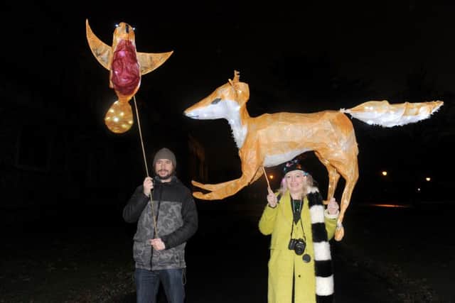 Paul Jones and Clare Jefferson-Jones at the Festival of LightsPicture: Sarah Standing (161629-8690)