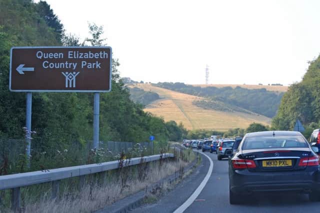 A3 near Queen Elizabeth Country Park