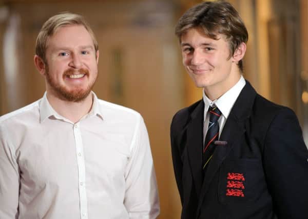 Andy Carr is mentor to King Richard School pupil, Taran Harper