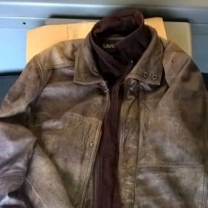 The jacket discovered on the beach in Eastney