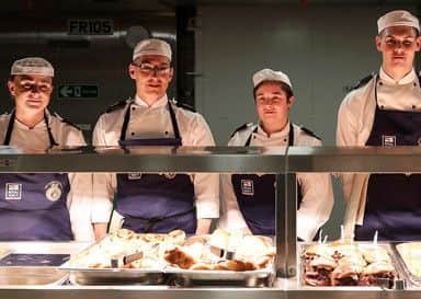 Royal Navy chefs have successfully tested the state-of-the-art galley