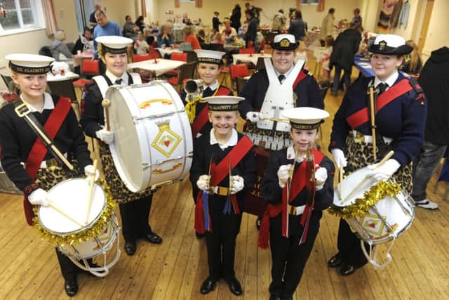 Lt Bianca Davitt leads the band
Picture Ian Hargreaves  (161354-1)