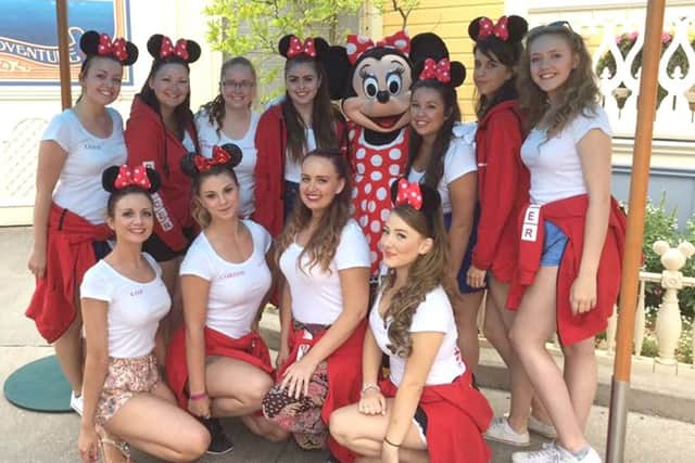 Abstract Dance and Performing Arts members on a trip to Disneyland Paris