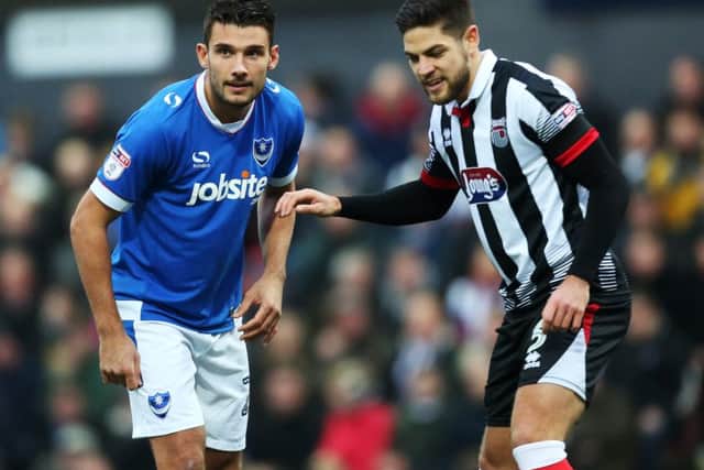 Acting Pompey right-back Gareth Evans Picture: Joe Pepler