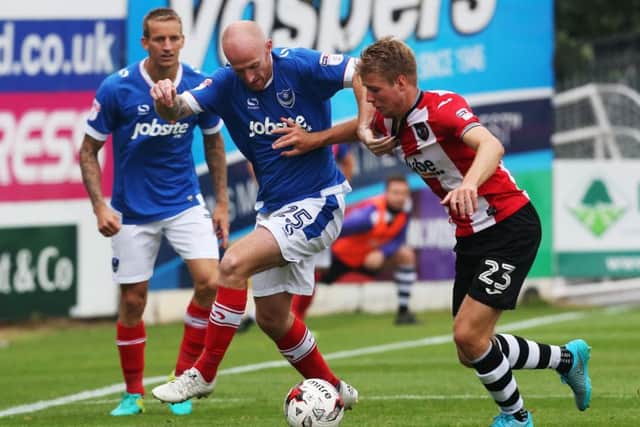 Pompey full-back Drew Talbot Picture: Joe Pepler
