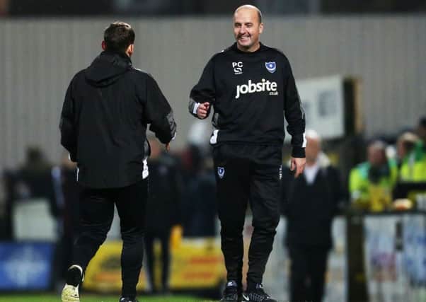 Pompey boss Paul Cook enjoyed the Blues 1-0 victory against Grimsby on Saturday
