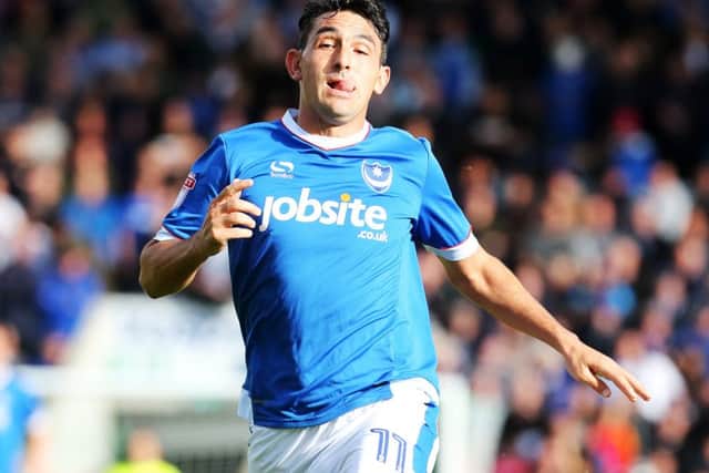Pompey midfielder Gary Roberts Picture: Joe Pepler