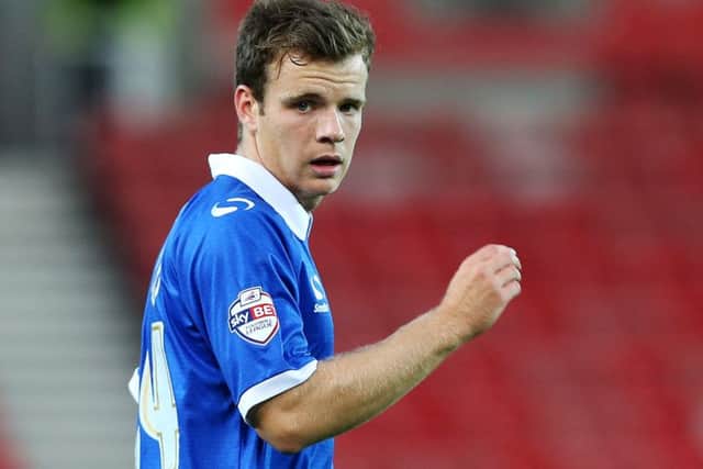 Former Pompey midfielder Nick Awford harshly saw red for Petersfield Town tonight   Picture: Joe Pepler
