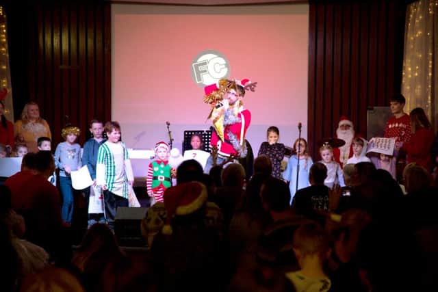 An earlier Christmas show at the Family Church  there are three big events coming up