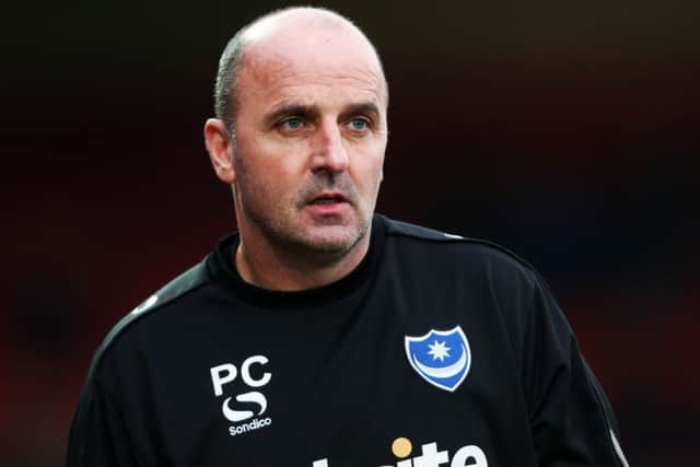 Pompey boss Paul Cook. Picture: Joe Pepler
