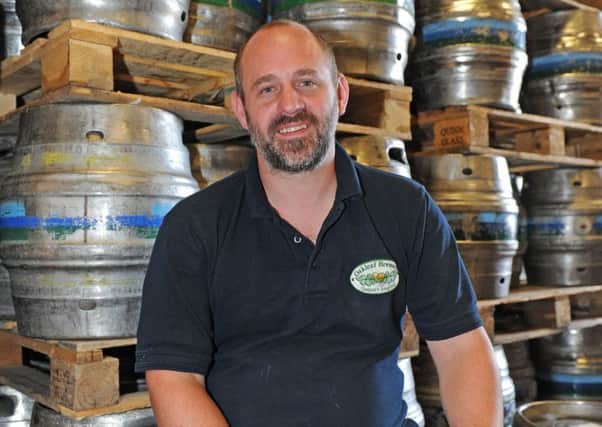 Ed Anderson, who created Hole Hearted beer for Oakleaf Brewery. It has now made a comeback under Fallen Acorn