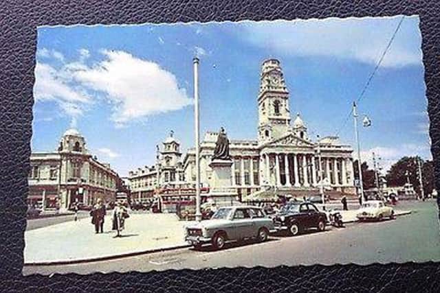 NOT LONDON Old Guildhall Square, Portsmouth, in all its sparkling glory