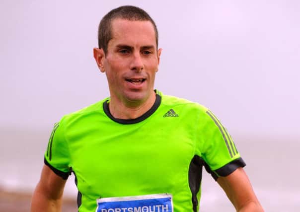 Steve Way won the Portsmouth marathon in 2015