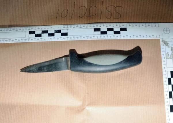 The knife used in the attack. Credit: Hampshire Police/PA Wire