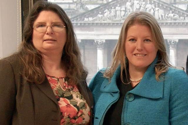 Hampshire Chamber of Commerce's deputy chief executive Maureen Frost, left, and Portsmouth City Council leader Donna Jones