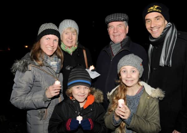 Back from left, Sheena Del Piccolo, 42, from Southsea, with her mum Fay Osborne, 70, dad David Osborne, 84, husband Daniel Del Piccolo, 39, and their children Joel, six, and Ella, 10
Picture: Sarah Standing (161710-9406)