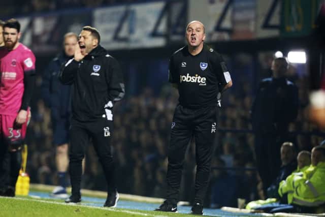 Paul Cook is confident his side will improve their home form. Picture: Joe Pepler