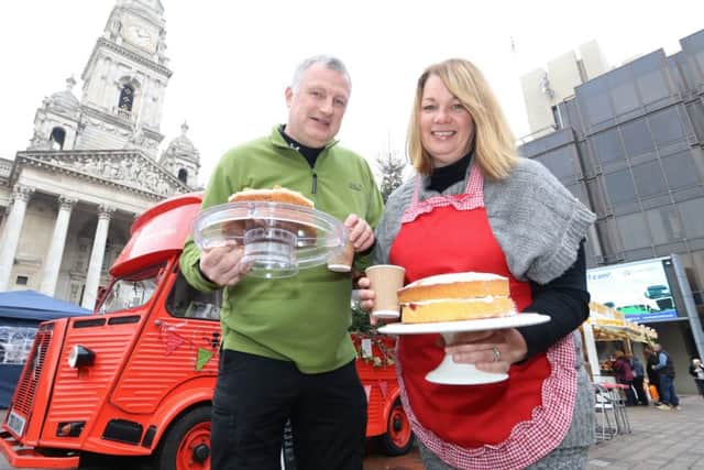 David and Liz Graham of Mrs Gs Afternoon Teas Picture: Habibur Rahman (161676-602)