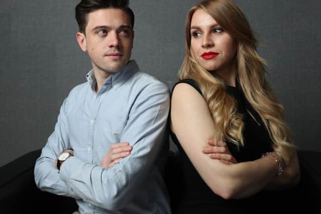 Apprentice finalists Alana Spencer and Courtney Wood, who will fight it out to win Lord Sugar's investment tonight