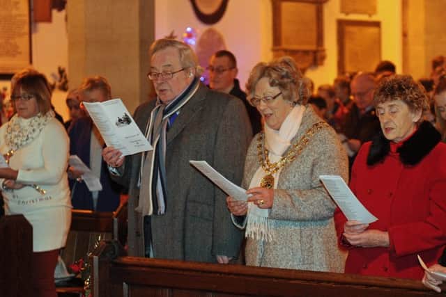 The Mayor of Fareham, Councillor Connie Hockley, at the carol service Picture: Ian Hargreaves (161365-4)
