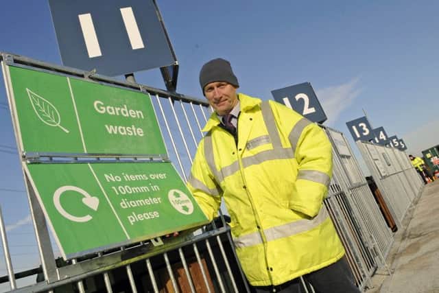The Household Waste Recyling Centre on Hambledon Road, Waterlooville