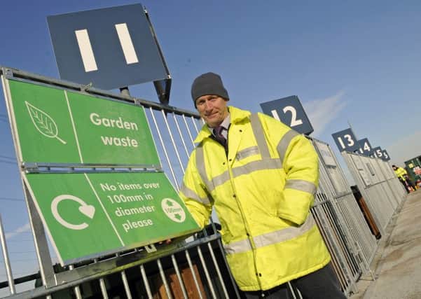 The Household Waste Recyling Centre on Hambledon Road, Waterlooville