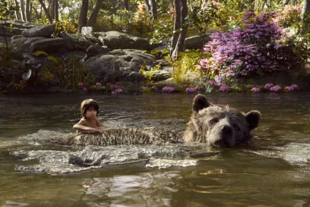 Mowgli and Baloo in The Jungle Book, which will be screened at Cascades as part of the pop-up cinema season