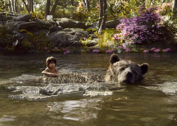 Mowgli and Baloo in The Jungle Book, which will be screened at Cascades as part of the pop-up cinema season